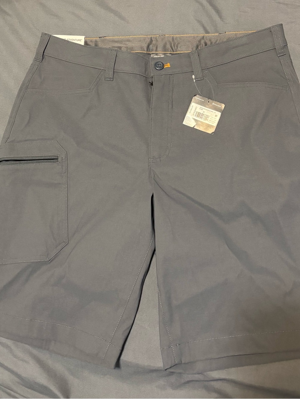 Eddie Bauer Dark Gray Performance Cargo Shorts
